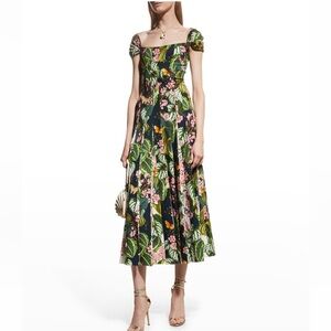 Oscar de la Renta Cady Midi Dress size 6 NWT